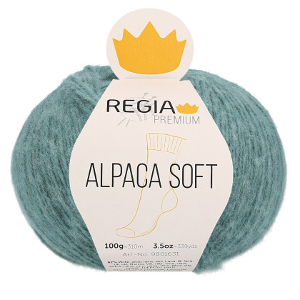 ALPACA SOFT 4-FÄDIG - PREMIUM - SALBEI MELIERT (00070)