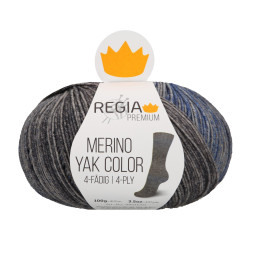 MERINO YAK COLOR 4-FÄDIG - PREMIUM - STORMY SKY (08516)