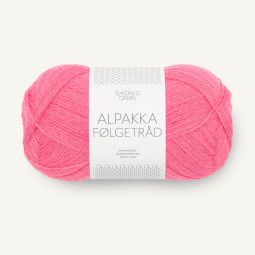 ALPAKKA FØLGETRÅD - BUBBLEGUM PINK (4315)