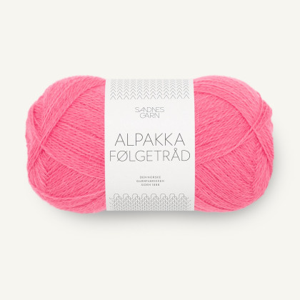 ALPAKKA FØLGETRÅD - BUBBLEGUM PINK (4315)