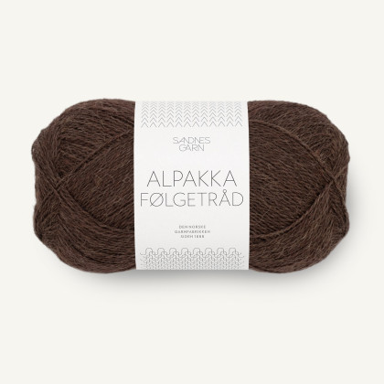 ALPAKKA FØLGETRÅD - CACAO NIBS (3091)