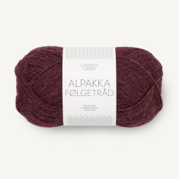 ALPAKKA FØLGETRÅD - DEEP BURGUNDY (4372)