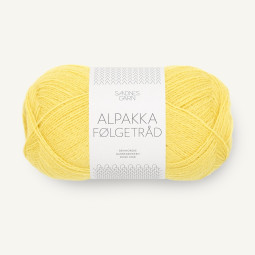 ALPAKKA FØLGETRÅD - LEMON (9004)