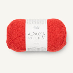 ALPAKKA FØLGETRÅD - SCARLET RED (4018)