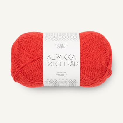 ALPAKKA FØLGETRÅD - SCARLET RED (4018)