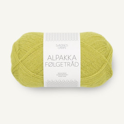 ALPAKKA FØLGETRÅD - SUNNY LIME (9825)