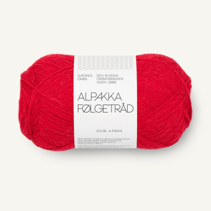 ALPAKKA FØLGETRÅD - TRUE RED (4219)