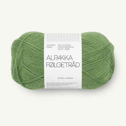 ALPAKKA FØLGETRÅD - VINEYARD GREEN (8753)