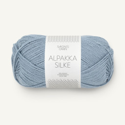 ALPAKKA SILKE - BLÅ (6041)