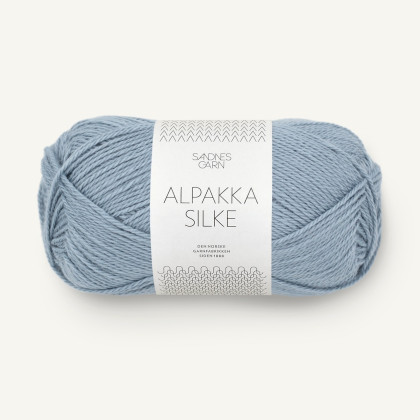 ALPAKKA SILKE - BLÅ (6041)