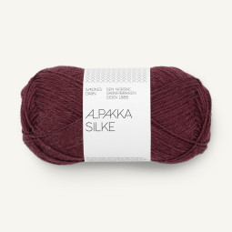 ALPAKKA SILKE - DEEP BURGUNDY (4372)