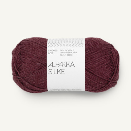 ALPAKKA SILKE - DEEP BURGUNDY (4372)