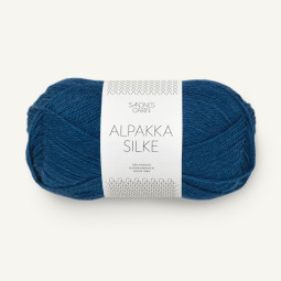 ALPAKKA SILKE - INKBLÅ (6063)