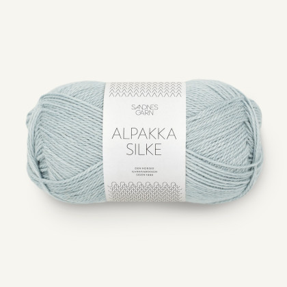 ALPAKKA SILKE - LYS GRÅBLÅ (7521)