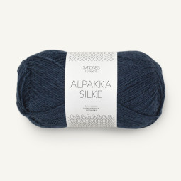 ALPAKKA SILKE - MIDNATTSBLÅ (6081)