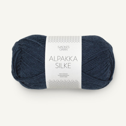 ALPAKKA SILKE - MIDNATTSBLÅ (6081)