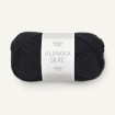 ALPAKKA SILKE - SVART (1099)