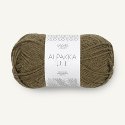 ALPAKKA ULL - DARK OLIVE (9873)
