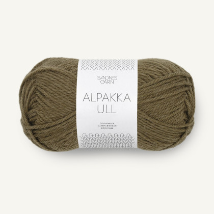 ALPAKKA ULL - DARK OLIVE (9873)