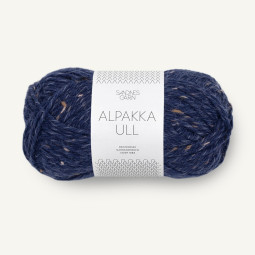 ALPAKKA ULL - MARINEBLÅ TWEED (5585)
