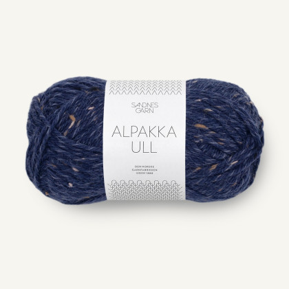 ALPAKKA ULL - MARINEBLÅ TWEED (5585)