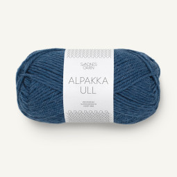 ALPAKKA ULL - MØRK BLÅ (6364)