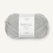 BABYULL LANETT - LYS GRÅMELERT (1022)