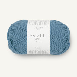 BABYULL LANETT - MELLOMBLÅ (6033)