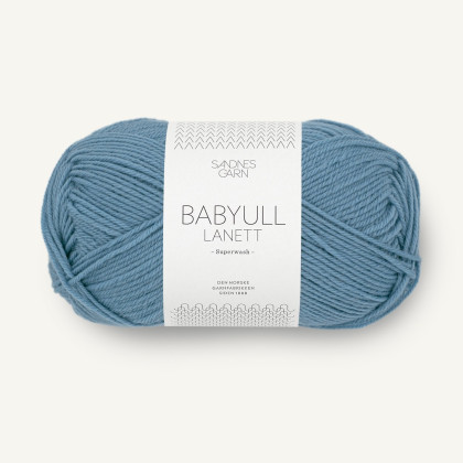 BABYULL LANETT - MELLOMBLÅ (6033)