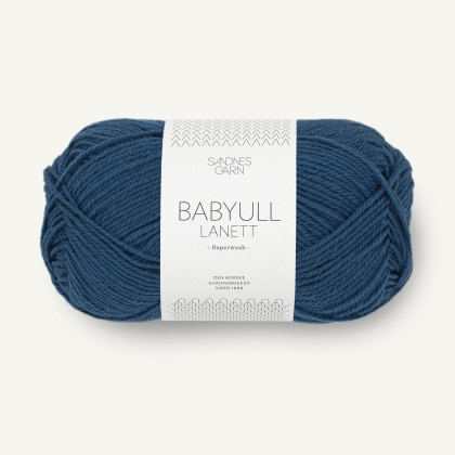 BABYULL LANETT - MØRK BLÅ (6062)