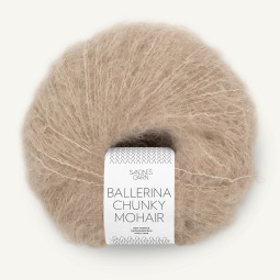 BALLERINA CHUNKY MOHAIR - BEIGE MELANGE (2650)