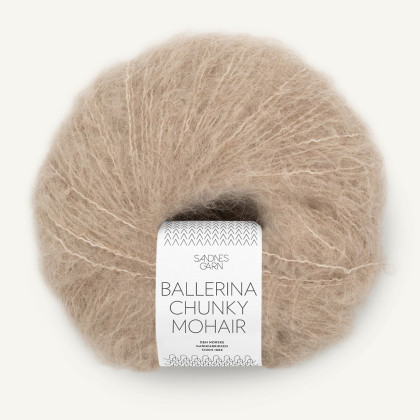 BALLERINA CHUNKY MOHAIR - BEIGE MELANGE (2650)