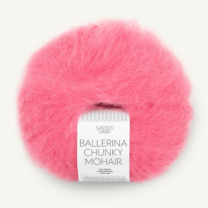 BALLERINA CHUNKY MOHAIR - BUBBLEGUM PINK (4315)