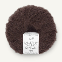 BALLERINA CHUNKY MOHAIR - CHOCOLATE PLUM (3591)