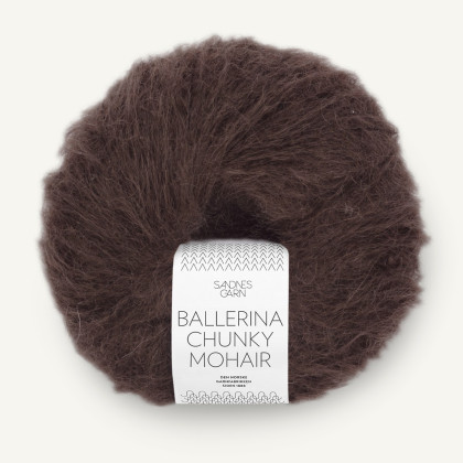 BALLERINA CHUNKY MOHAIR - CHOCOLATE PLUM (3591)