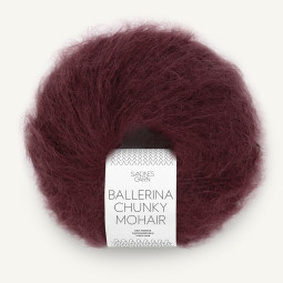 BALLERINA CHUNKY MOHAIR - DEEP BURGUNDY (4372)