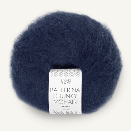 BALLERINA CHUNKY MOHAIR - DYP MARINE (5581)