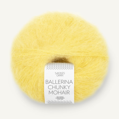 BALLERINA CHUNKY MOHAIR - LEMON (9004)