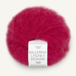 BALLERINA CHUNKY MOHAIR - RUMBA RED (4255)