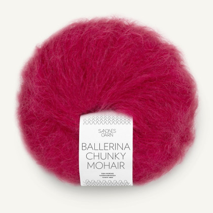 BALLERINA CHUNKY MOHAIR - RUMBA RED (4255)