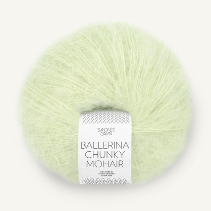 BALLERINA CHUNKY MOHAIR - TENDER GREEN (9011)