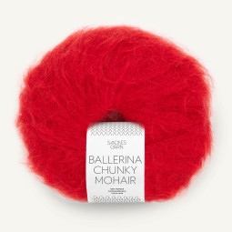 BALLERINA CHUNKY MOHAIR - TRUE RED (4219)