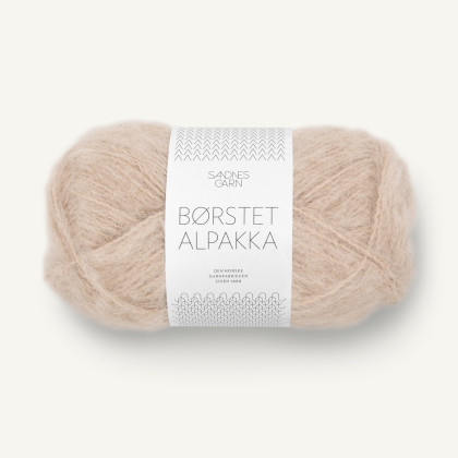 BØRSTET ALPAKKA - BEIGE (3021)