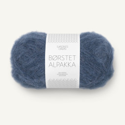 BØRSTET ALPAKKA - BLÅBAER (6064)