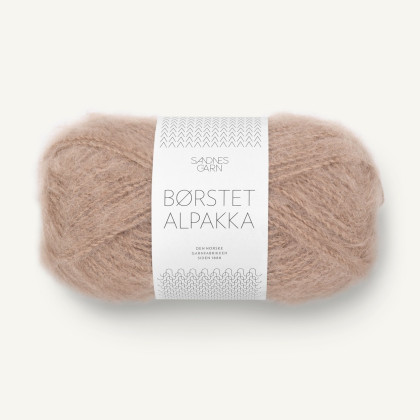 BØRSTET ALPAKKA - CAFFÈ LATTE (3040)