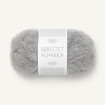 BØRSTET ALPAKKA - GRÅMELERT (1042)