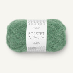 BØRSTET ALPAKKA - GRØNN MYRT (8062)