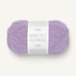 BØRSTET ALPAKKA - LILLA (5043)