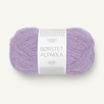 BØRSTET ALPAKKA - LILLA (5043)