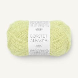BØRSTET ALPAKKA - LIME PUNCH (9523)